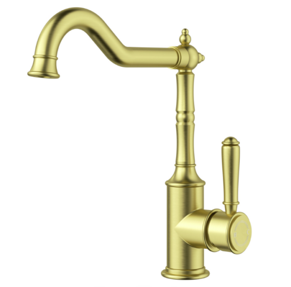 Ikon | Clasico Brushed Gold  Sink Mixer