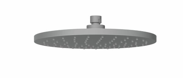 Otus | Round Plastic Gunmetal 200mm Shower Head