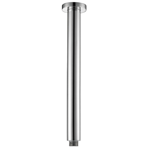P&P | Round Vertical  Chrome 300mm Shower Arm