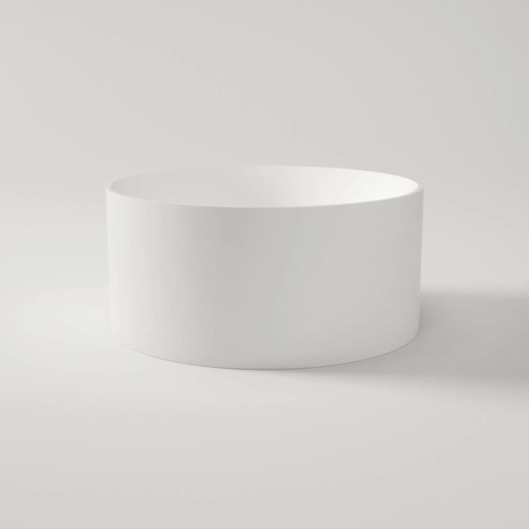 Poseidon | Ceto Como Round Gloss White Free Standing Bathtub 1280mm x 1280mm x 595mm