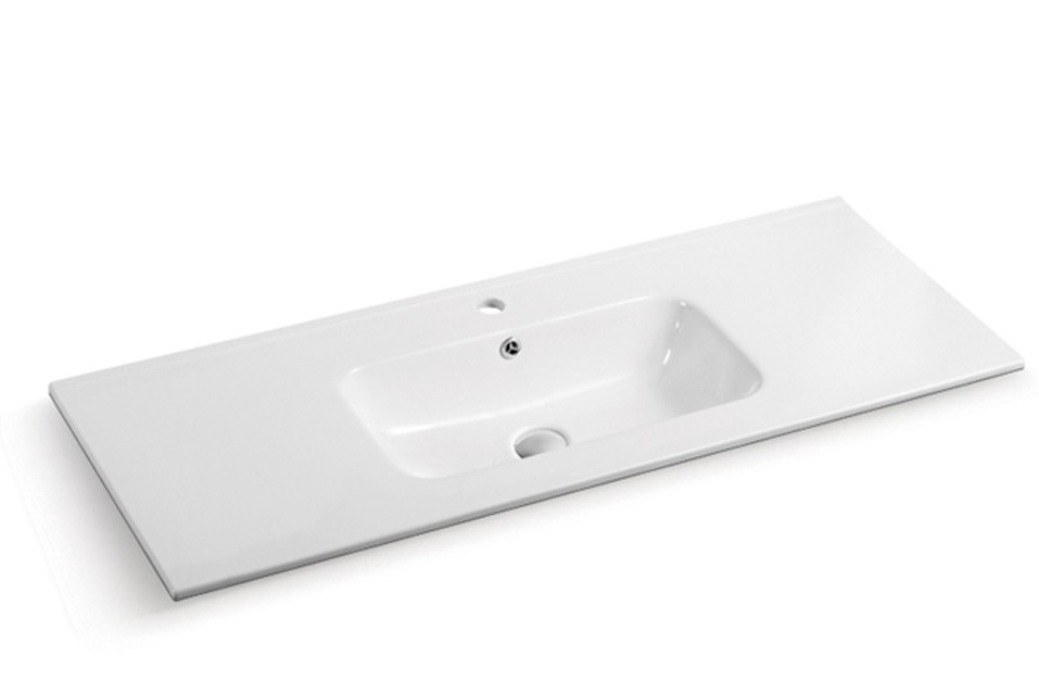 Kliff Fine Ceramic Counter Top With 12 o'clock Tap Hole LK-CT LK-KC120