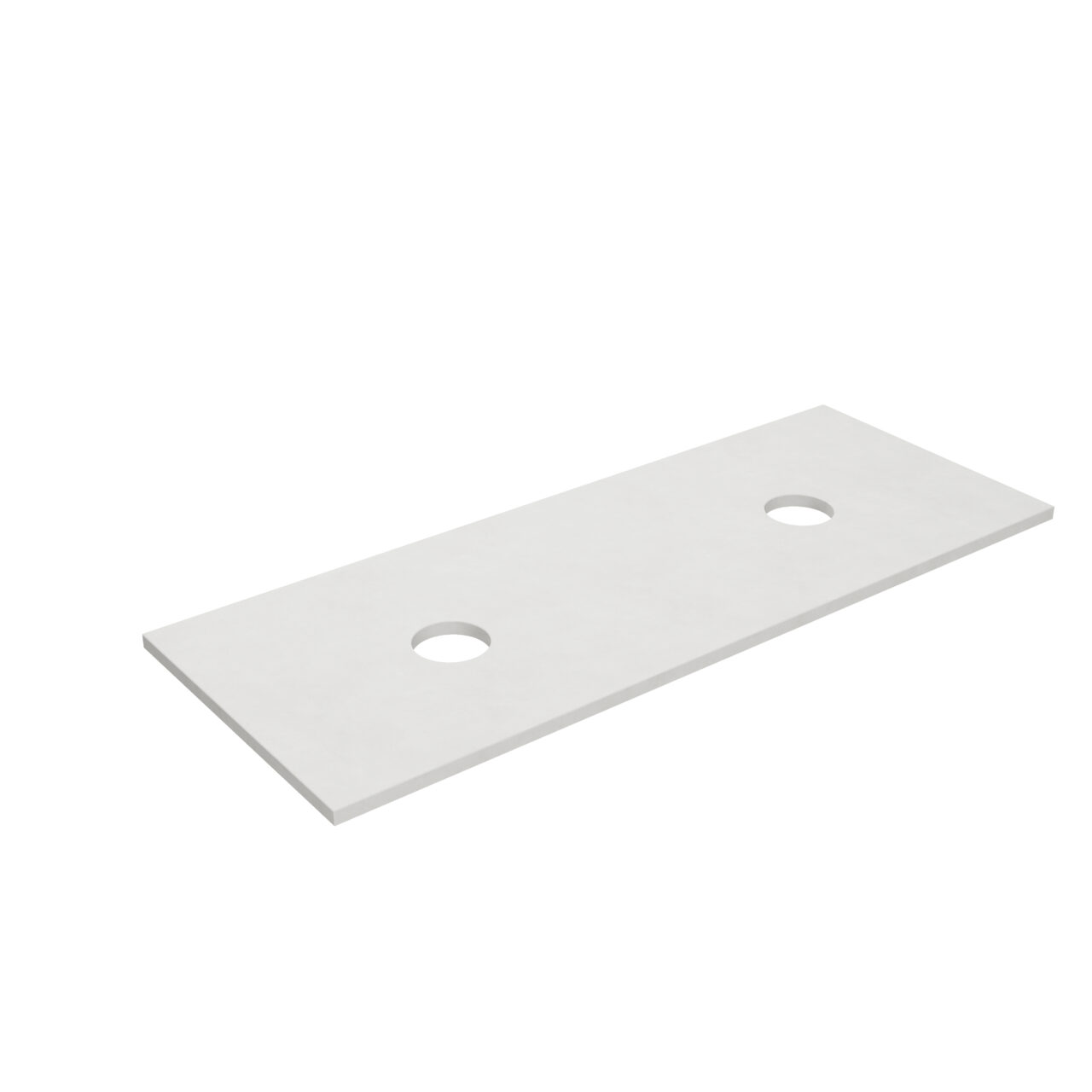 Blanco White (WG034) Zero Silica Engineer Stone Top LK-QBW - LK-QBW124D-UTH - Semi Drill