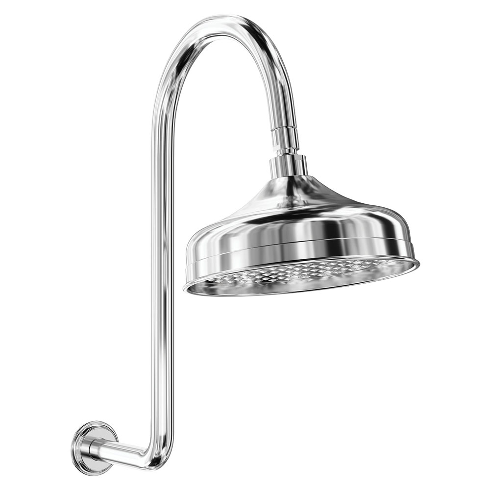 Lillian | Chrome Wall Arm Shower Set