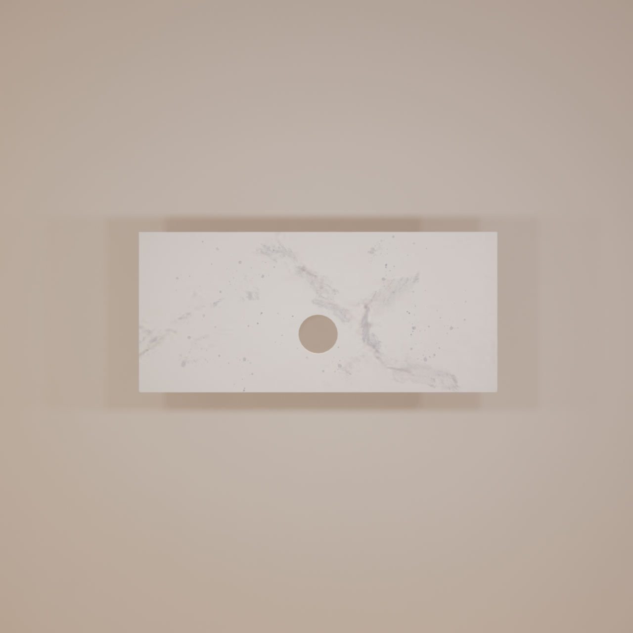 White Carrara Stone Top